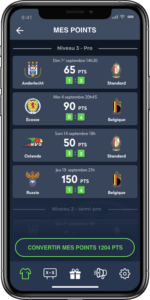 Accumule les points en faisant les bons pronos